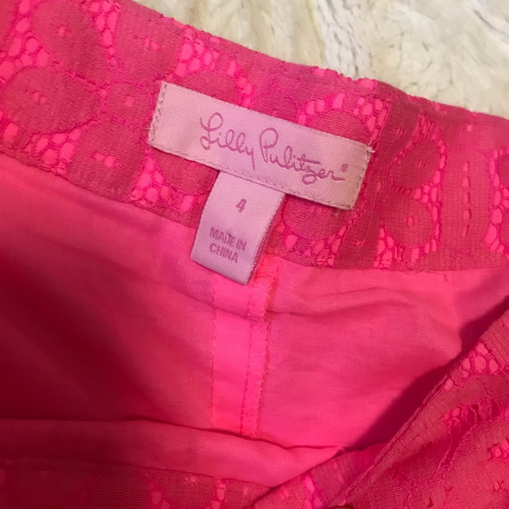 🎉🎉 Lilly Pulitzer skirt in Fiesta Pink 🌸 - Picture 4 of 5